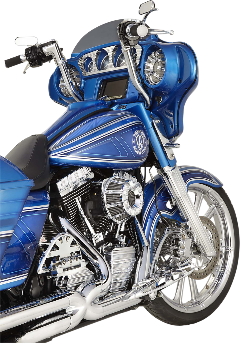 Inverted Series Air Cleaner Kit - Chrome
