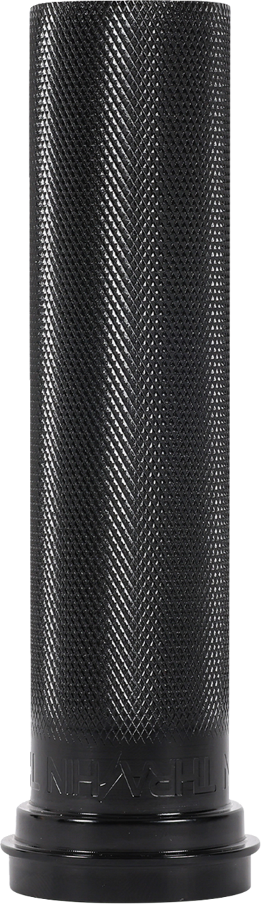 Throttle Tube - Knurled - 1" - TBW - Black