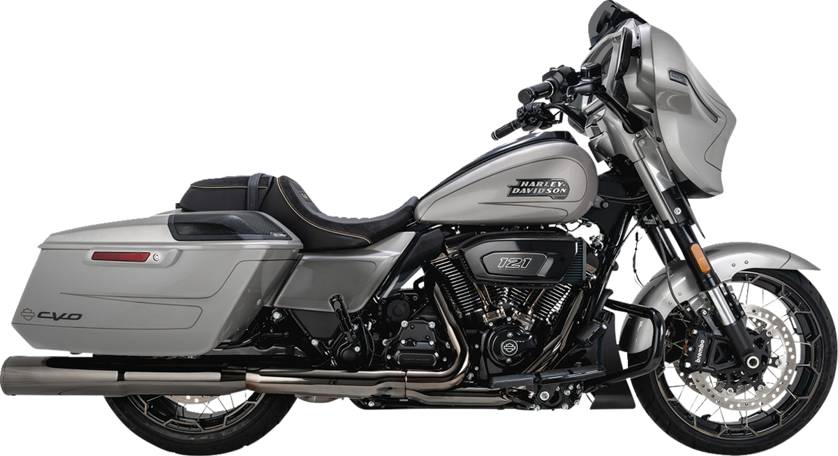 Hi-Output Slip-On Mufflers - Dark Chrome - 4-1/2"