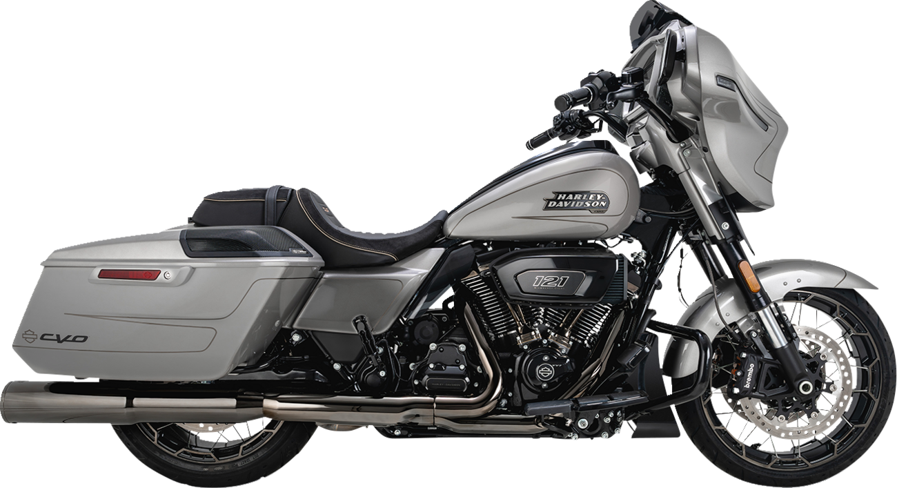 Hi-Output Slip-On Mufflers - Dark Chrome - 4-1/2"