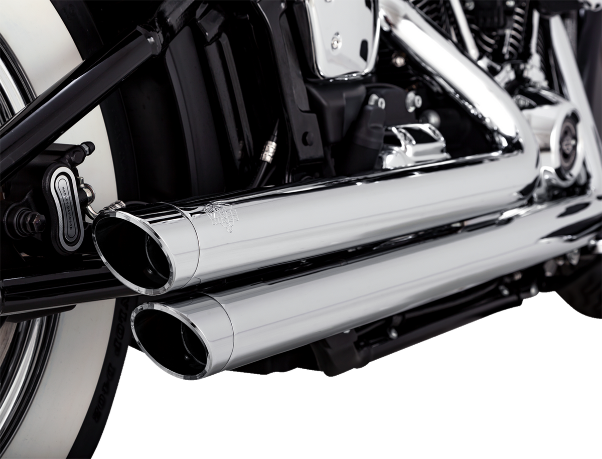 Big Shots Staggered Exhaust System - Chrome