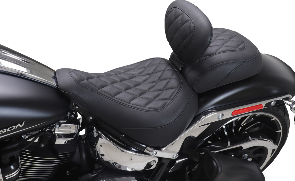 Wide Tripper™ Passenger Seat - Diamond - Black Stitch - FXBR '23-'25