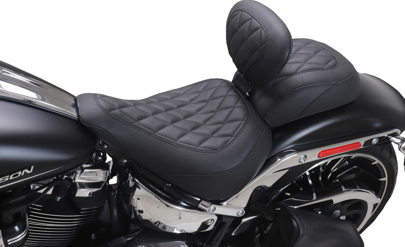 Wide Tripper™ Passenger Seat - Diamond - Black Stitch - FXBR '23-'25