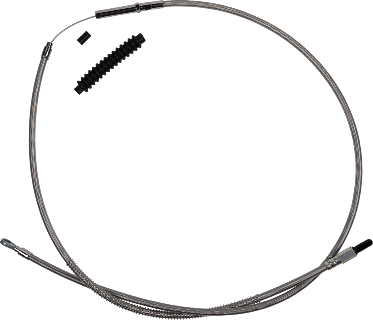 High-Efficiency Stainless Steel Clutch Cable For Harley-Davidson - +6" - '18-'23 Softail