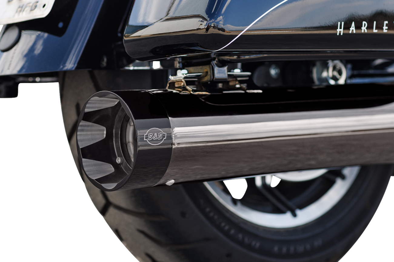2-Into-1 Sidewinder® Exhaust System - Lava Chrome - 50-State - M8