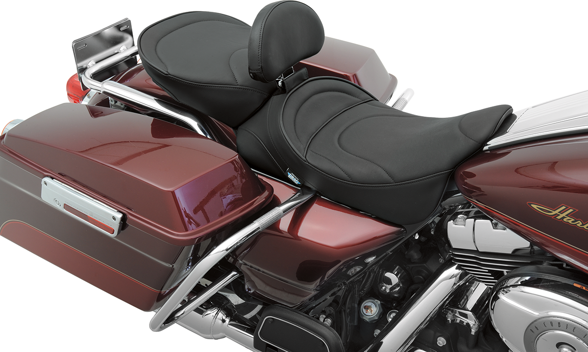Pillion Seat - Mild Stitched - Wide - FL '99-'22