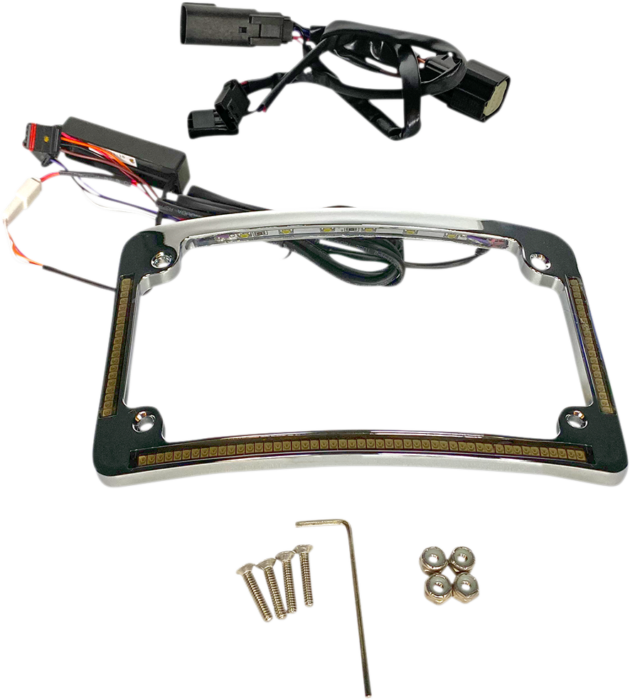 Radius License Plate Frame - Chrome