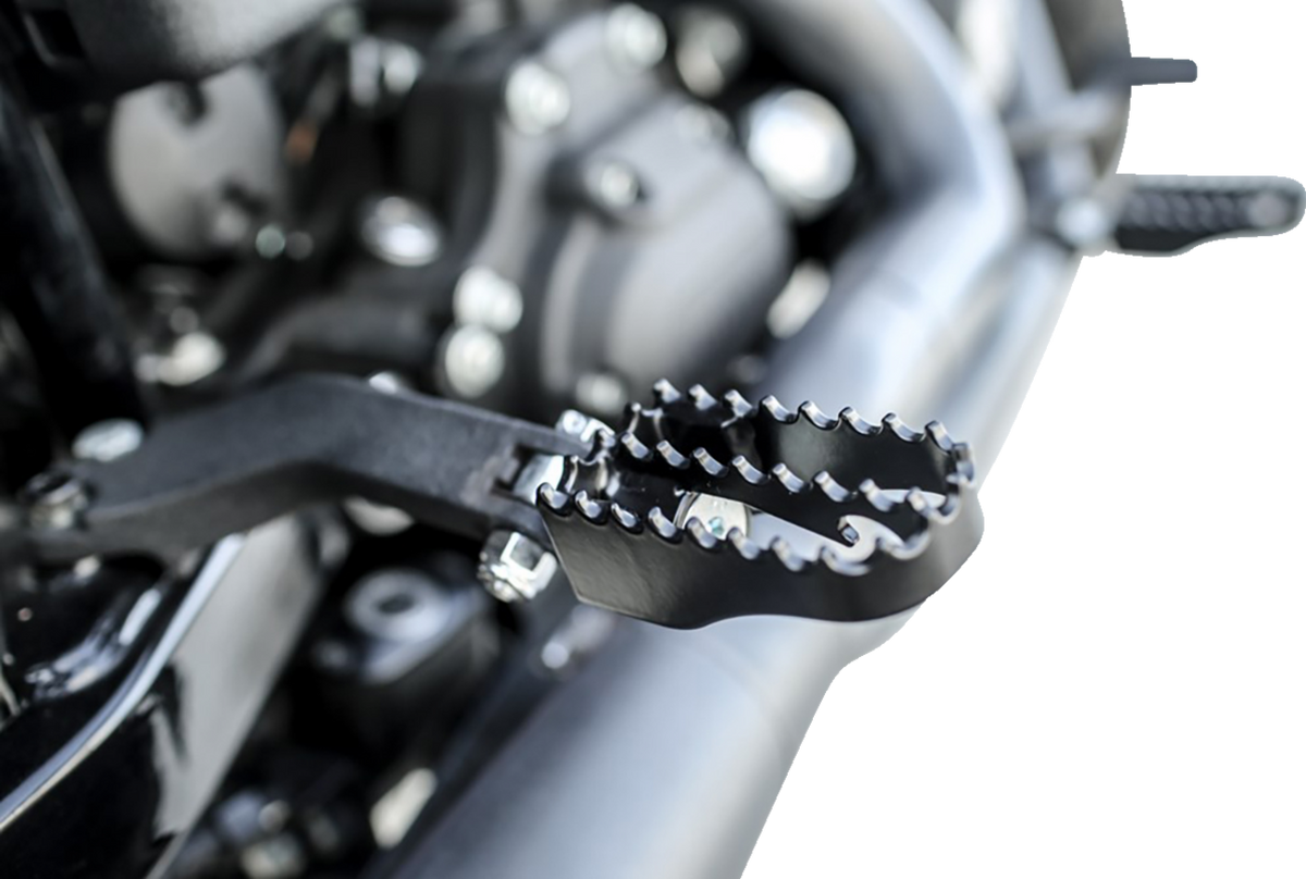 MX Mini Foot Pegs - Driver/Passenger - Black