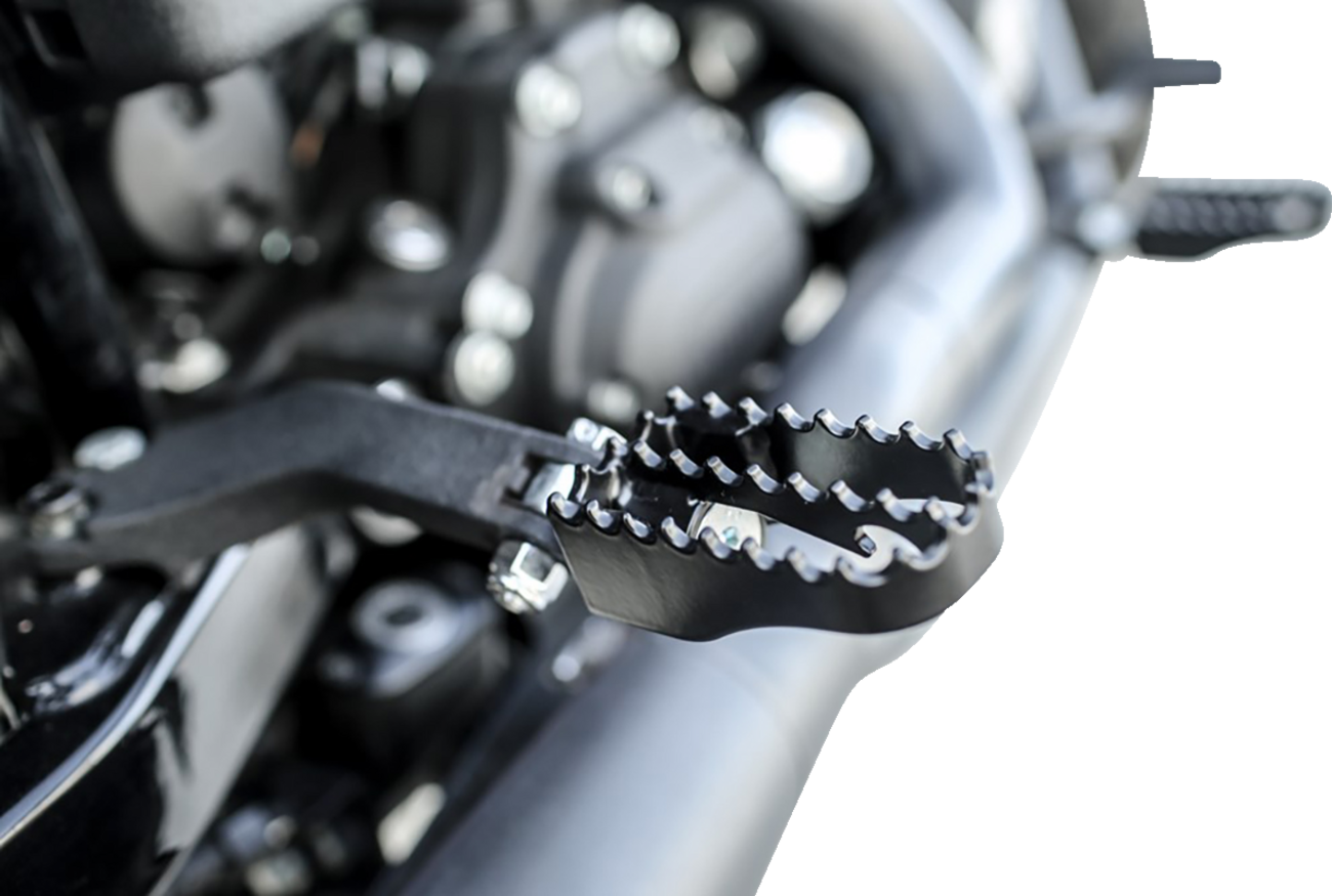 MX Mini Foot Pegs - Driver/Passenger - Black