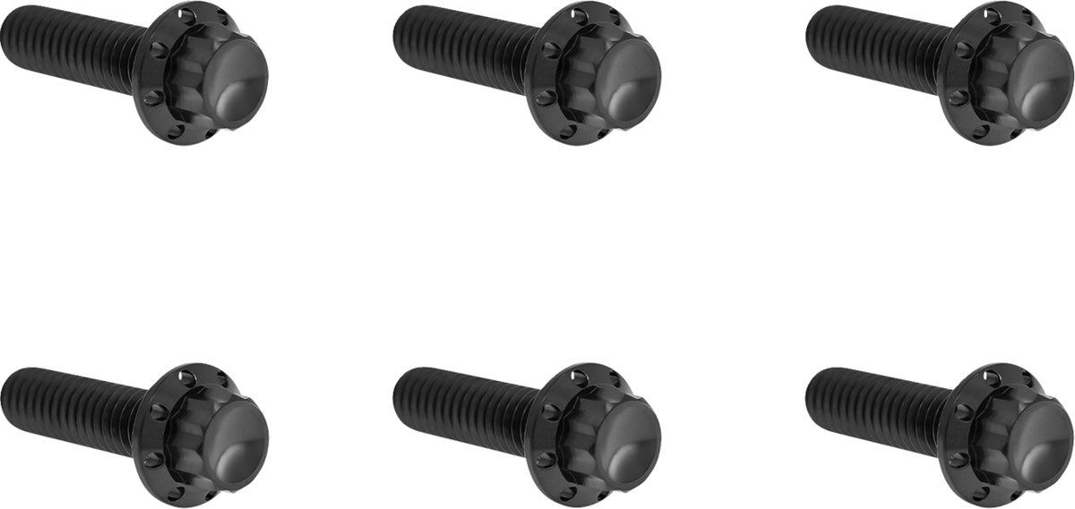 Bolt Kit - Transmission Top Cover - 12-Point - Titanium - Black