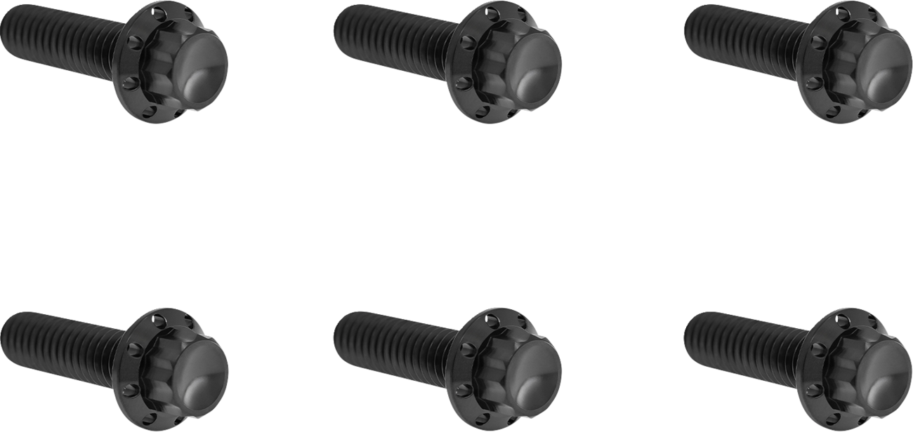 Bolt Kit - Transmission Top Cover - 12-Point - Titanium - Black