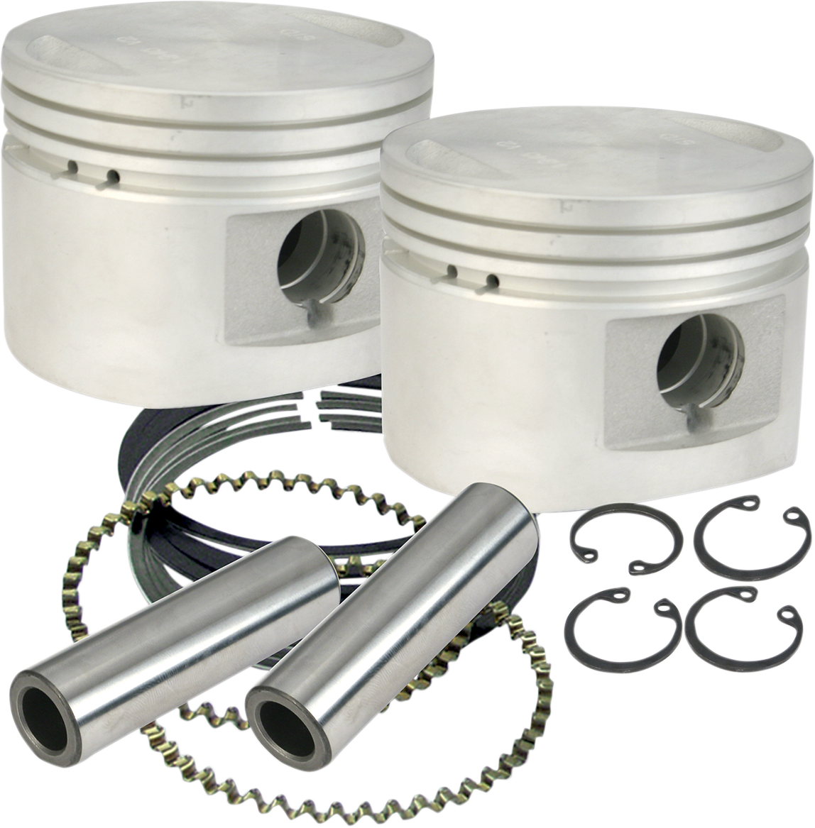Piston Kit - For 80" Stock Or S&S Heads - 3.500" - +0.010"