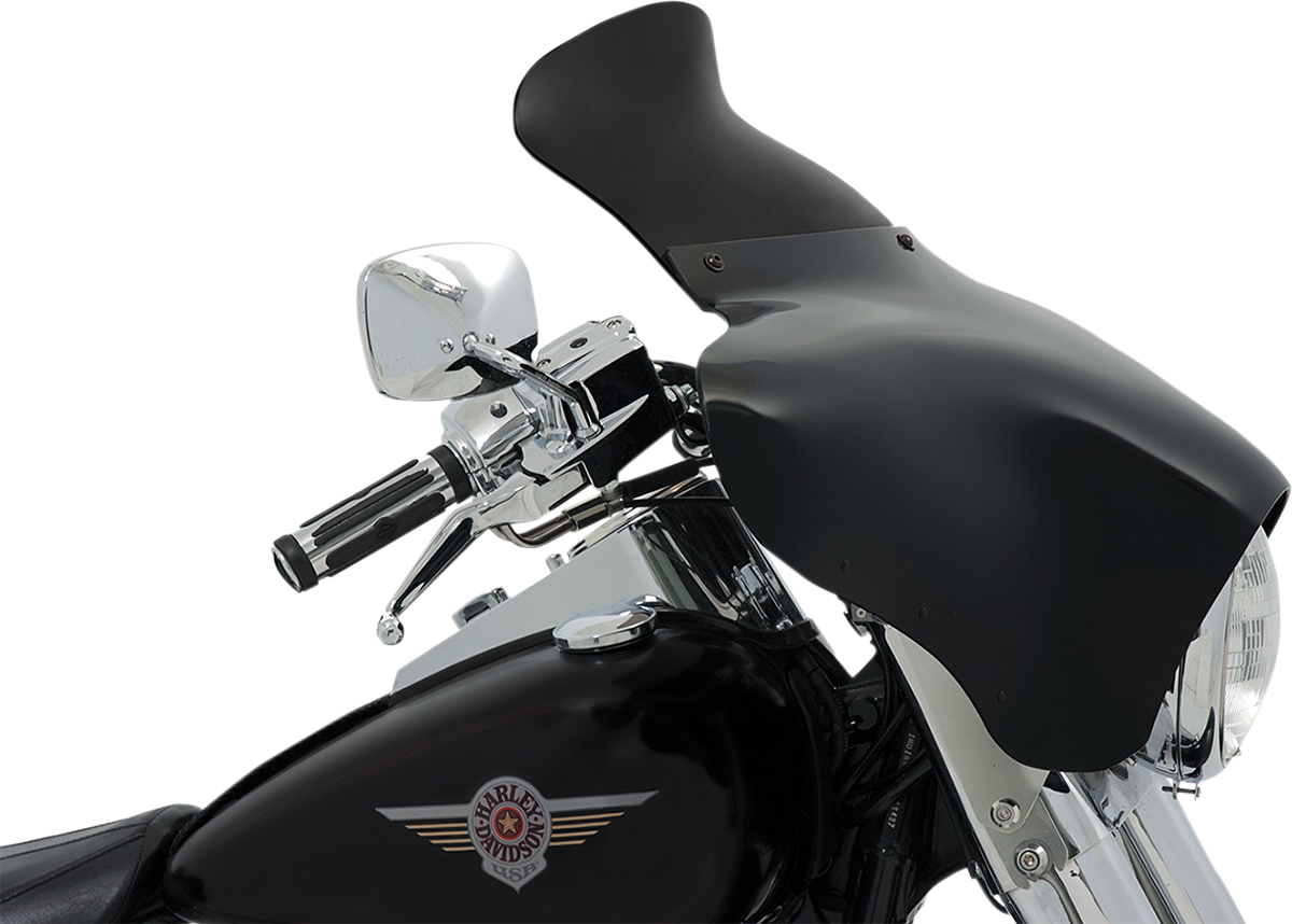 Batwing Spoiler Shield - 9" - Dark Black Smoke