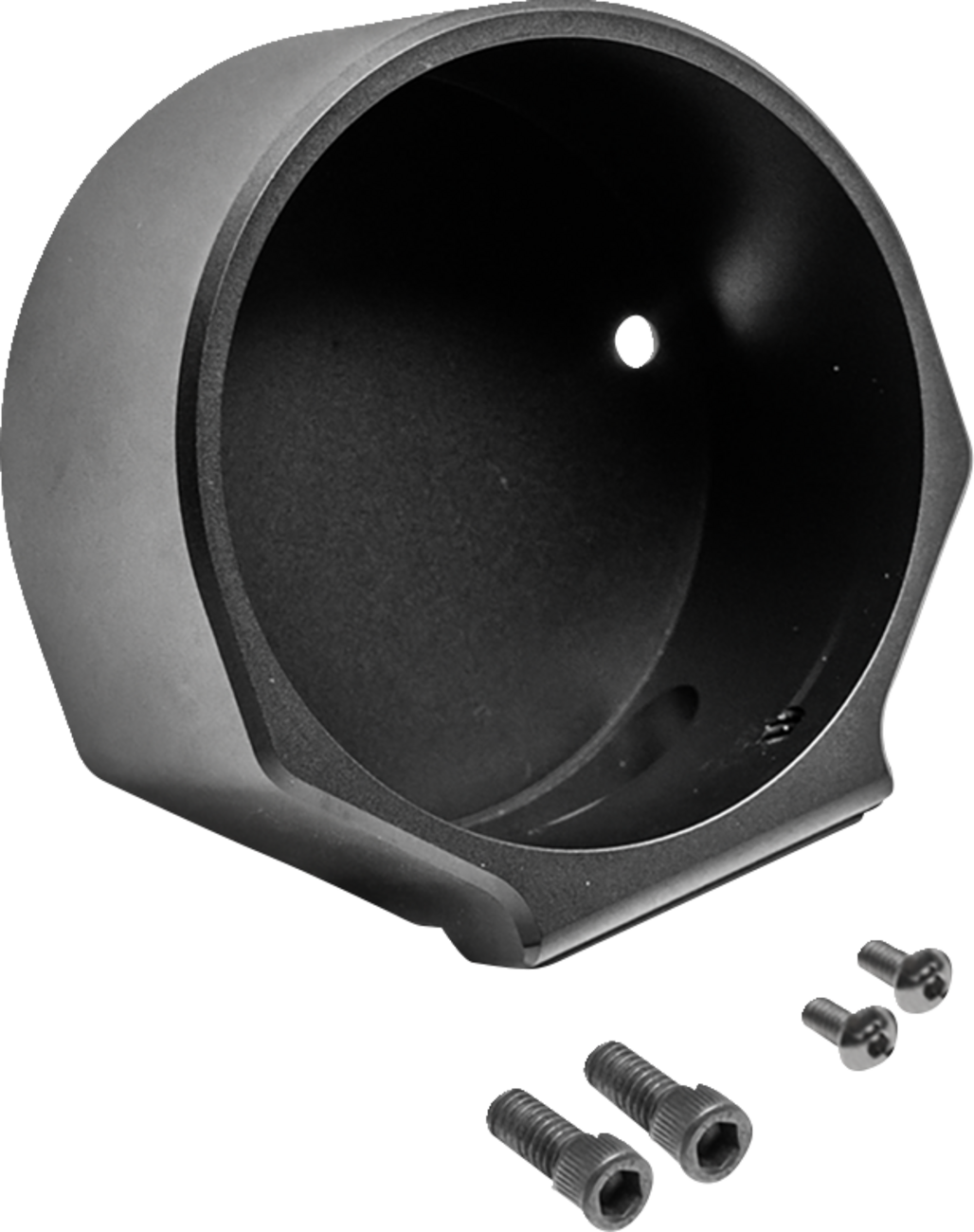 Speedometer Gauge Bucket Mount - For Fastback Riser - Black - 3-3/8"