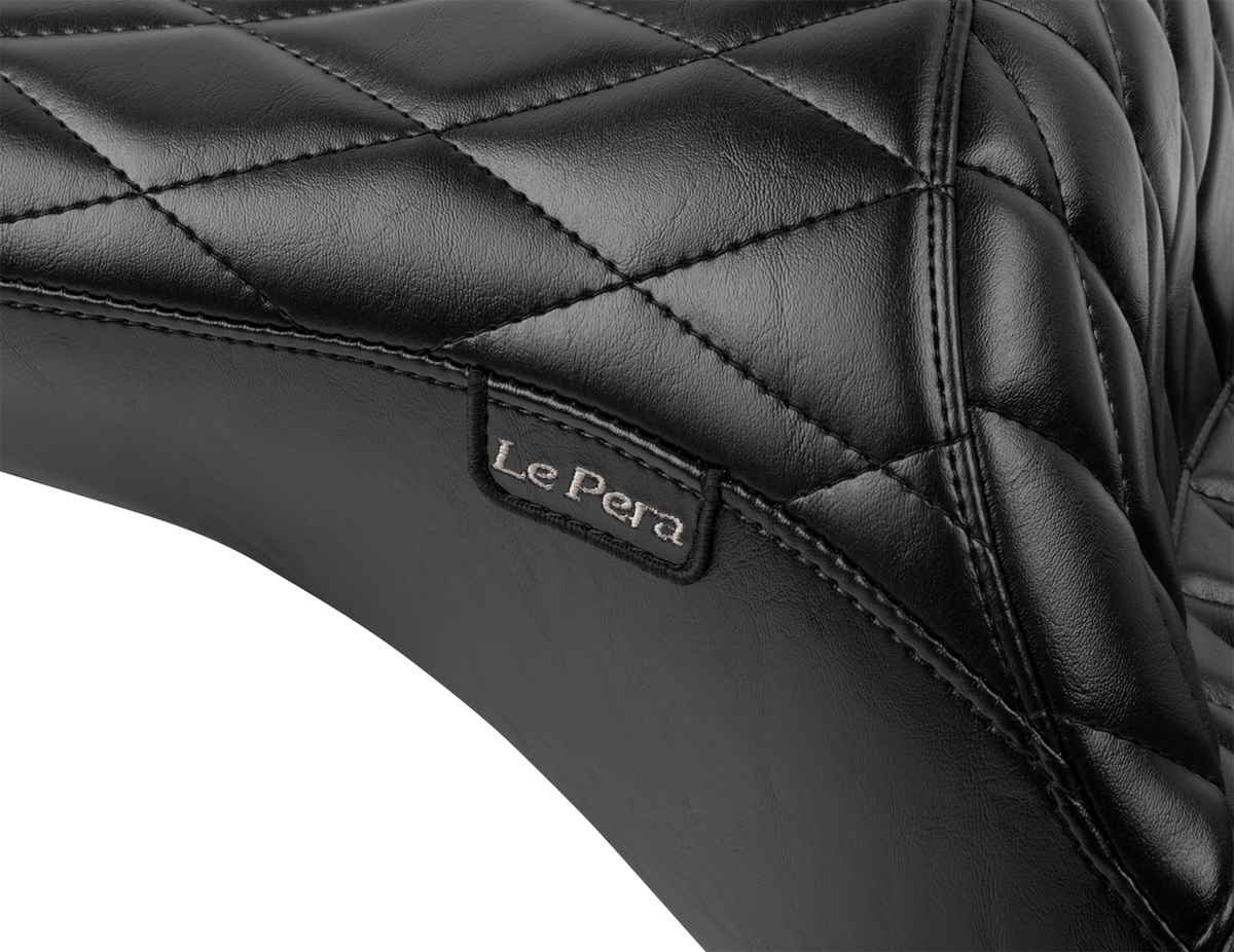 Maverick Seat - Without Backrest - Diamond Stitch - Black - FLH/FLT '23-'25