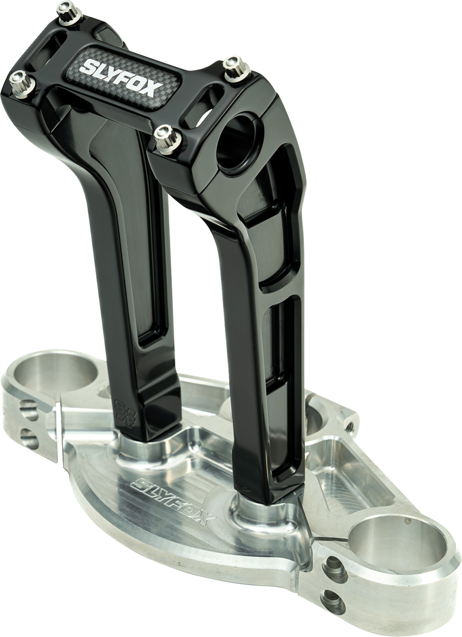 Handlebar Riser Kit - Pullback - 1" Clamping - 8" Rise - Black