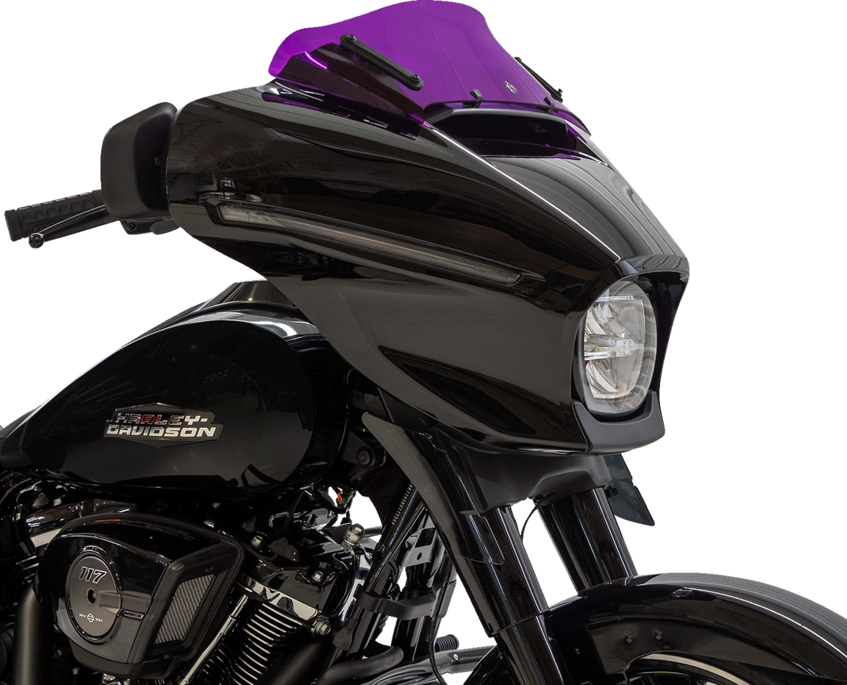 Kolor Flare® Windshield - 6-1/2" - Purple - '23-'25 FLHX