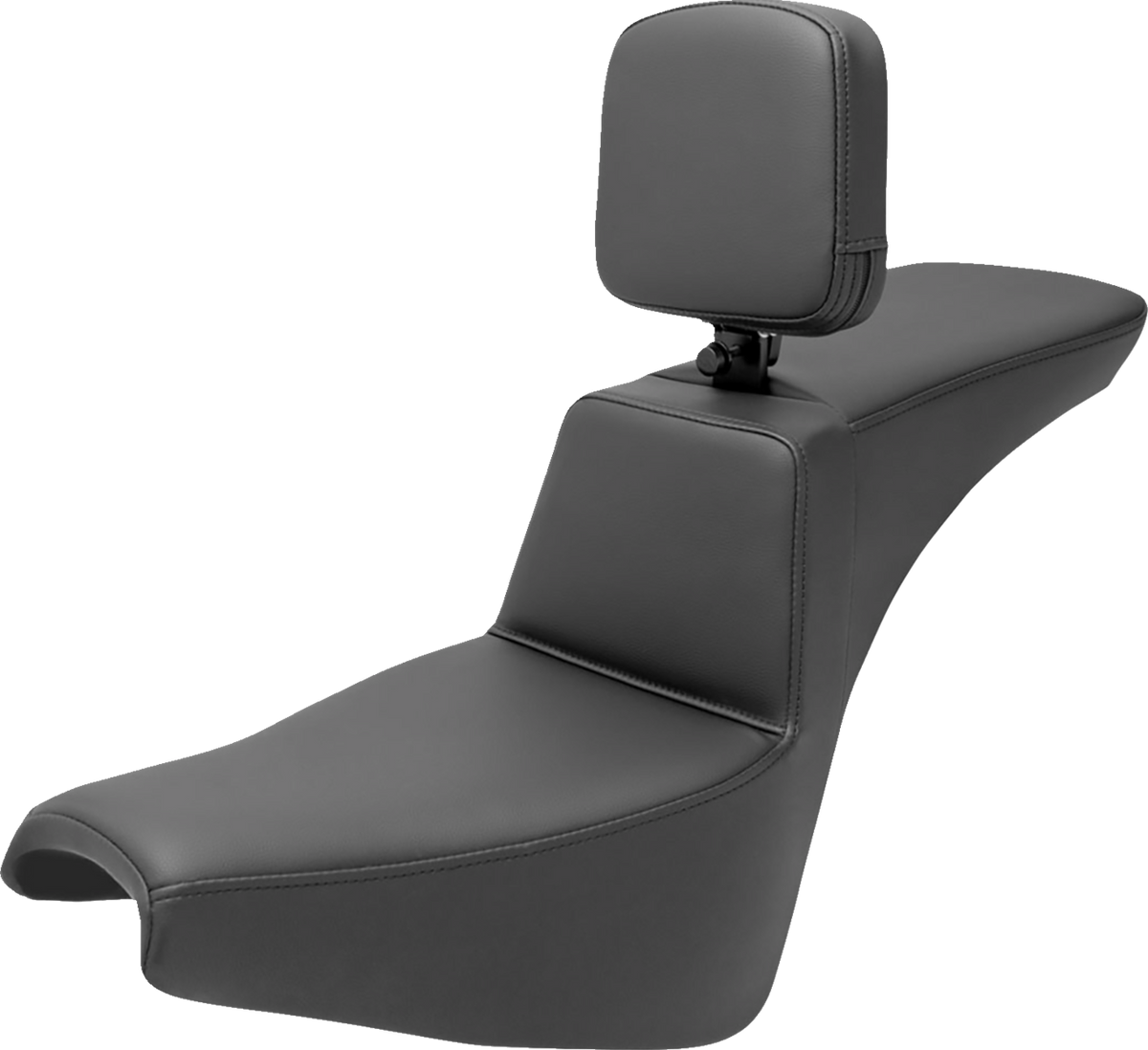 Tour Step-Up Seat - Rider Backrest - Plain - FXBB/FXST '18-'24