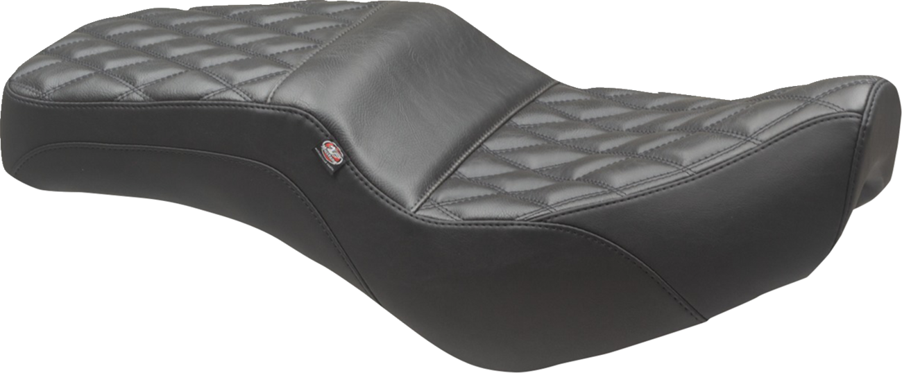 Squareback Seat - Black - Double Diamond - Rebel 300/500 '17-'23