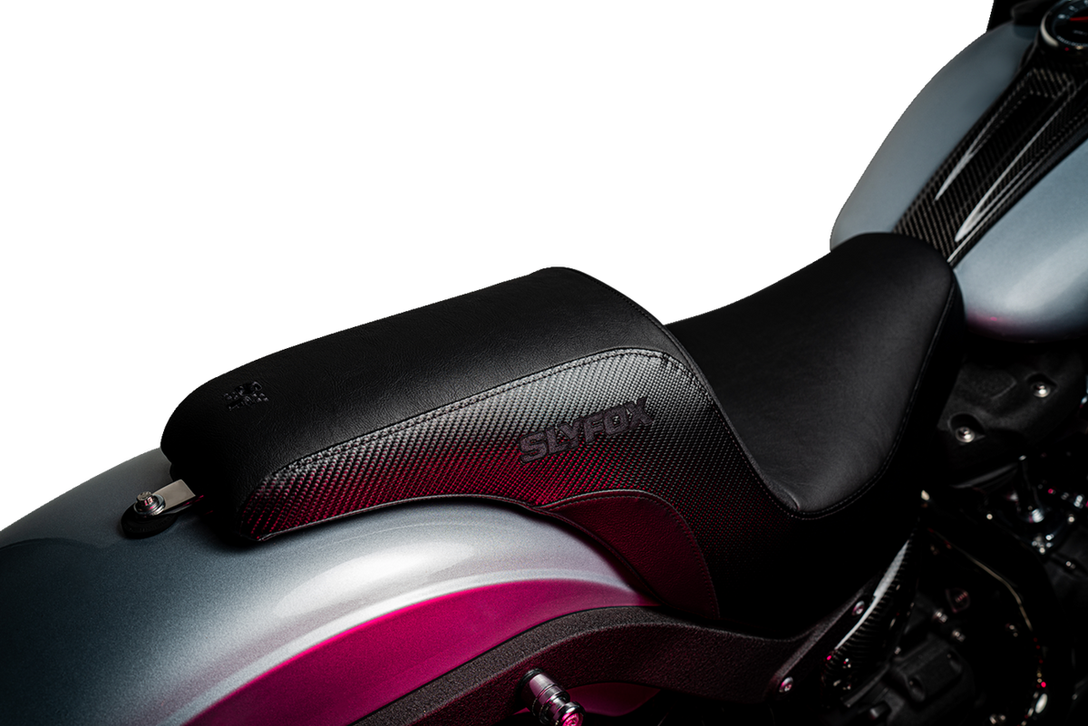 Lowrider Drifter Seat - Black Logo - Smooth Vinyl - Carbon Fiber - FXLR/FLSB '18-'24