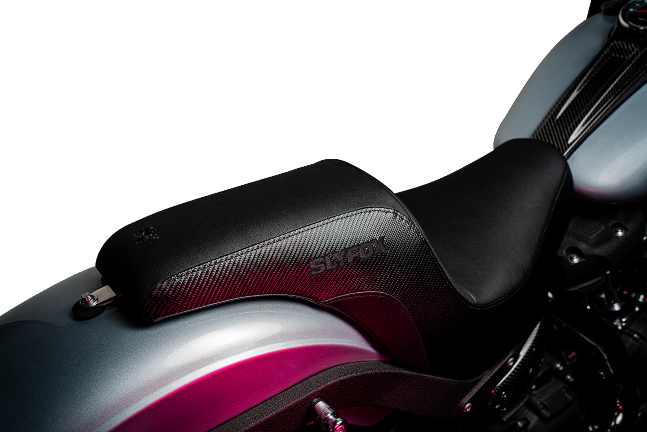 Lowrider Drifter Seat - Black Logo - Smooth Vinyl - Carbon Fiber - FXLR/FLSB '18-'24