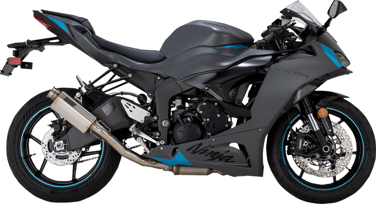 VS-6 Slip-On Muffler - Stainless Steel - Kawasaki Ninja ZX-6R