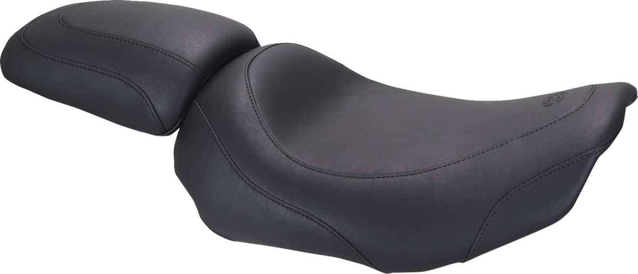 Padded Passenger Cowl - Black - Smooth - FLH/FLT '23-'25