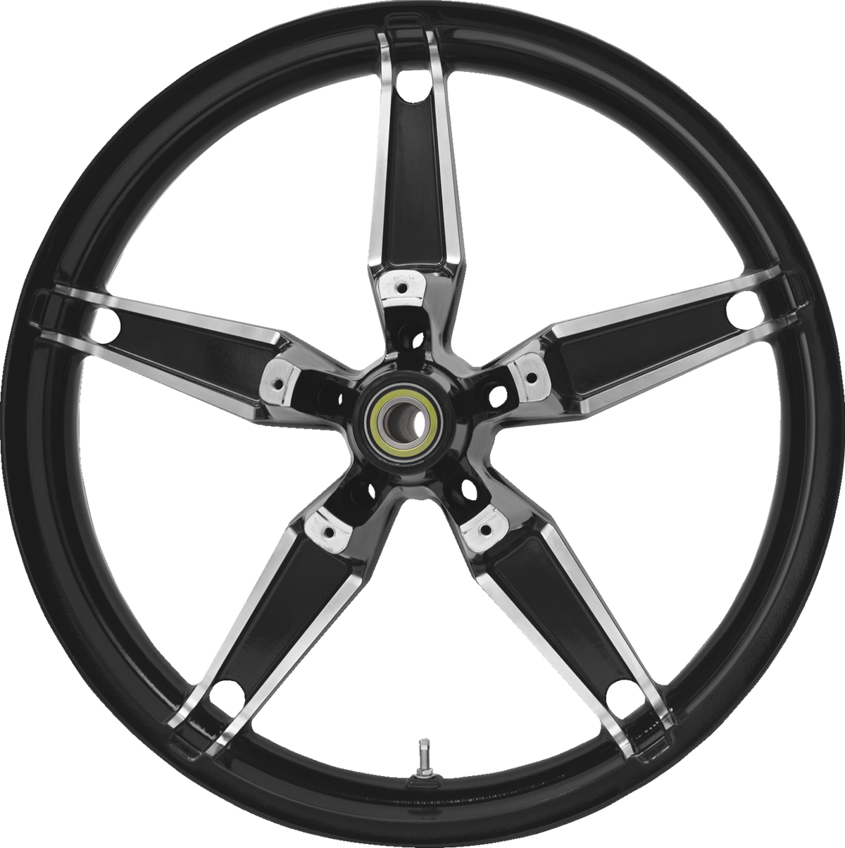 Wheel - Daytona - Front - Dual Disc/With ABS - Black Cut - 21x3.5