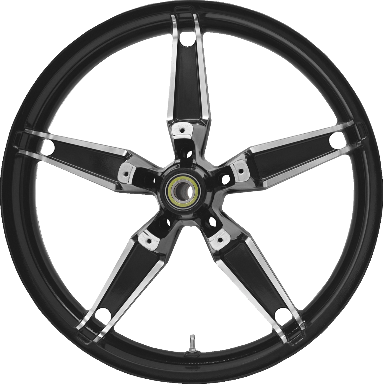 Wheel - Daytona - Front - Dual Disc/With ABS - Black Cut - 21x3.5