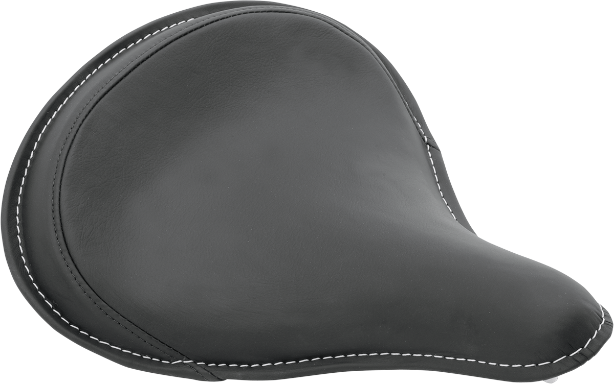 Seat - Spring Solo - Large - Black Solar-Reflective Leather/White Perimeter Stitch