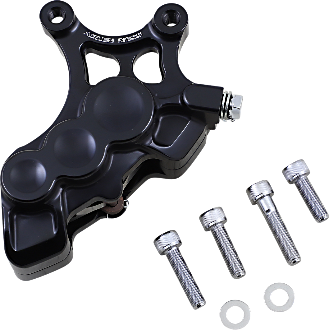 6-Piston Caliper - Front Left - Black - 14"