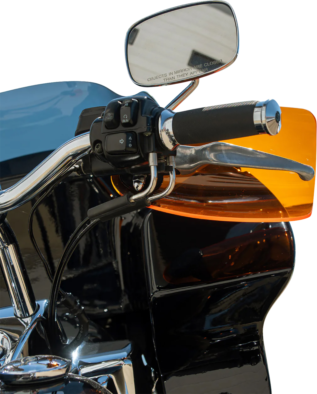 Flare® Handguards - Harley-Davidson Hydraulic Clutch - Orange