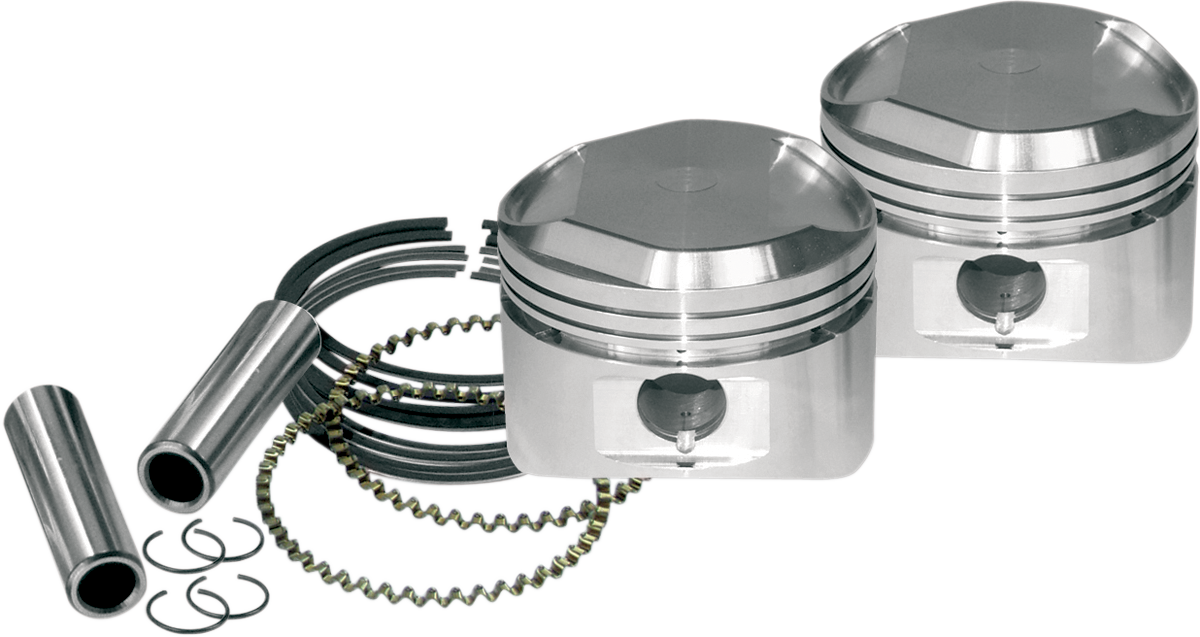 Piston Kit - For S&S Super Stock® Cylinder Heads - XL 1200 - Standard