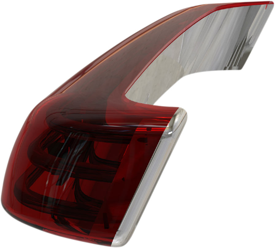 Saddlebag LED Lights - Sequential - Chrome/Red