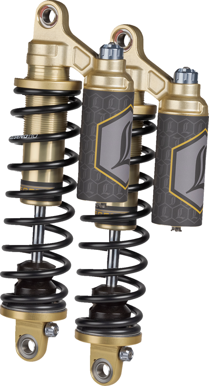 REVO ARC Piggyback Shocks - 13" - Standard - Gold - '99-'17 Dyna