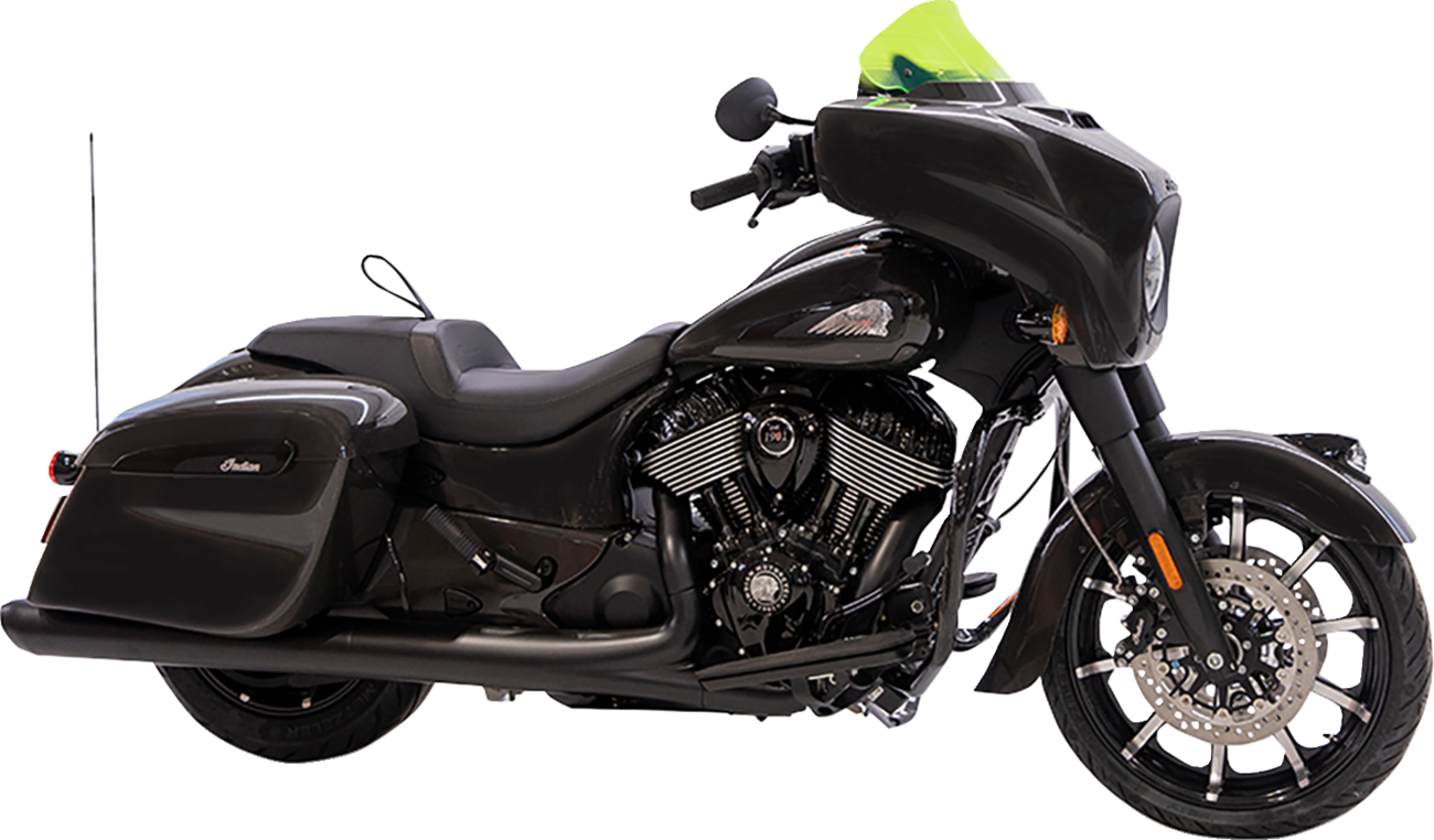 Ice Flare® Windshield - 10" - Green Ice - '14-'26 Indian