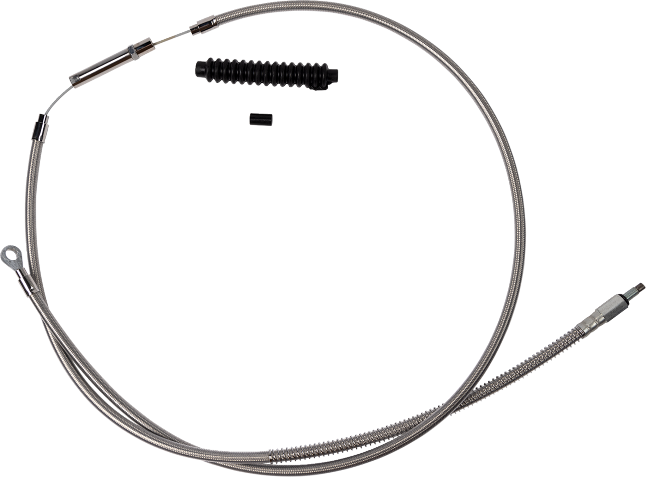 High-Efficiency Stainless Steel Clutch Cable For Harley-Davidson - +8" - '18-'23 Softail
