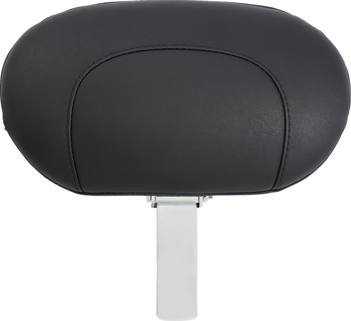 Wide Solo Seat - With Backrest - Black - Studded W/ Concho - Softail '06-'17