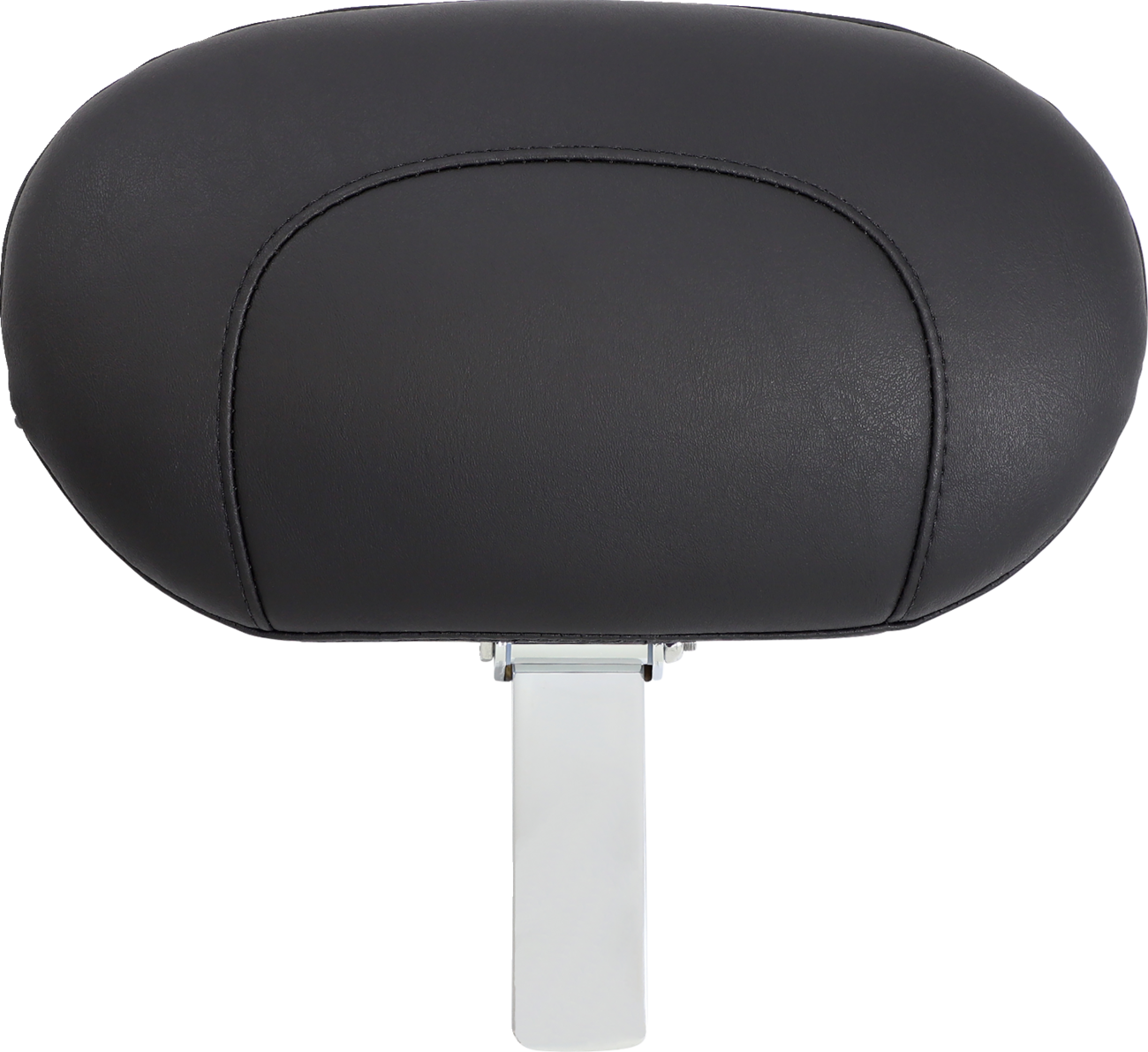 Wide Solo Seat - With Backrest - Black - Studded W/ Concho - Softail '06-'17