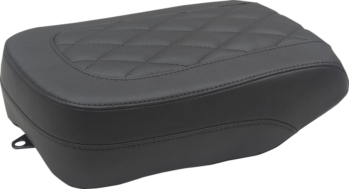 Squareback Seat - Passenger - Black - Diamond Stitch - Vulcan S '15-'23