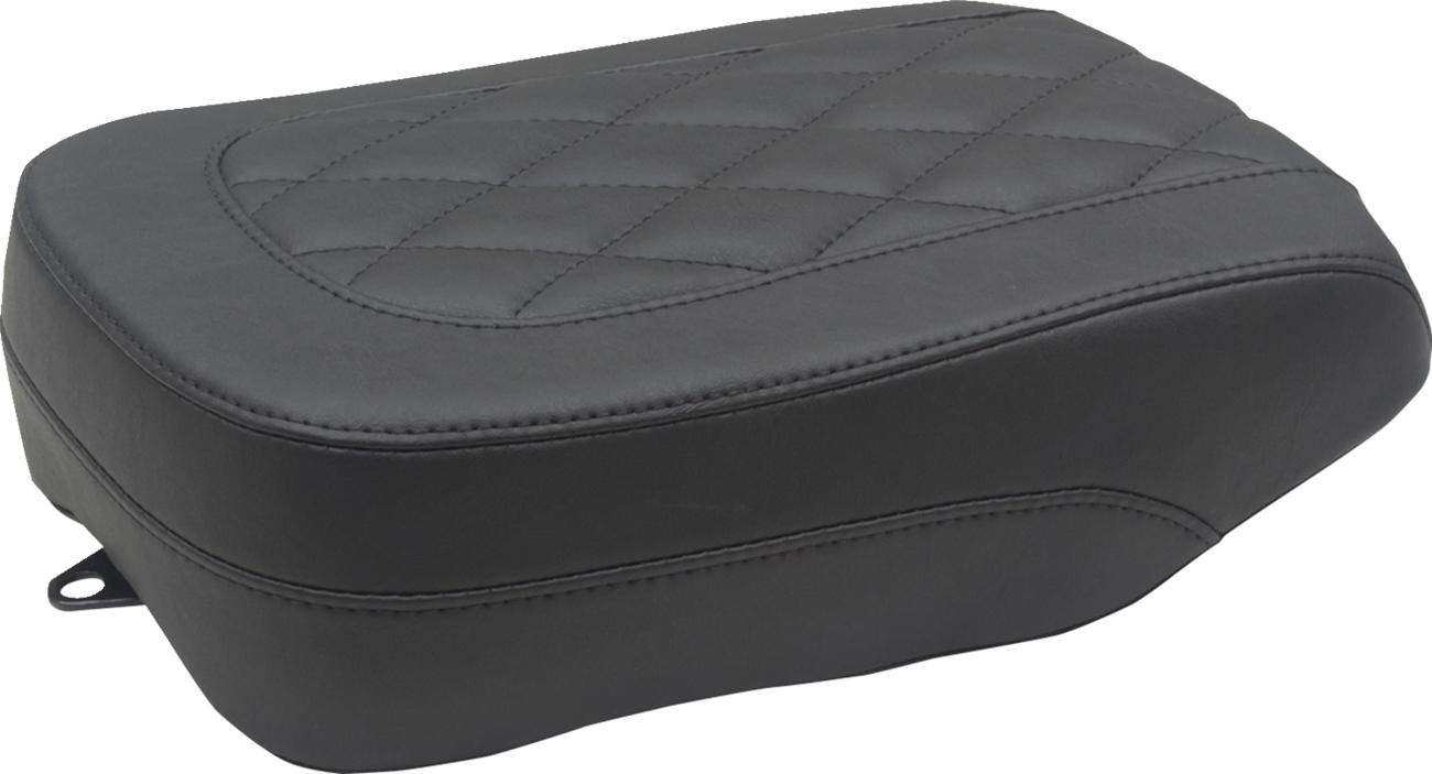 Squareback Seat - Passenger - Black - Diamond Stitch - Vulcan S '15-'23