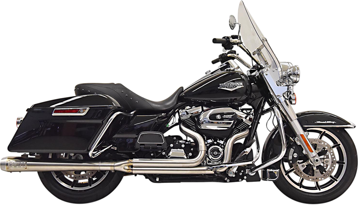2-Into-1 50th Anniversary Road Rage III Exhaust System - Stainless Steel - M8 FL