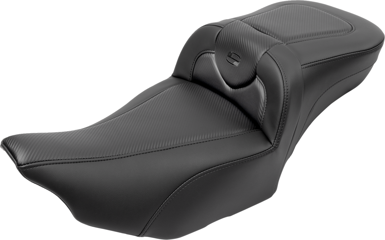 Roadsofa™ Extended Reach Seat - With Backrest - Carbon Fiber - FLTR/FLHX '23-'24