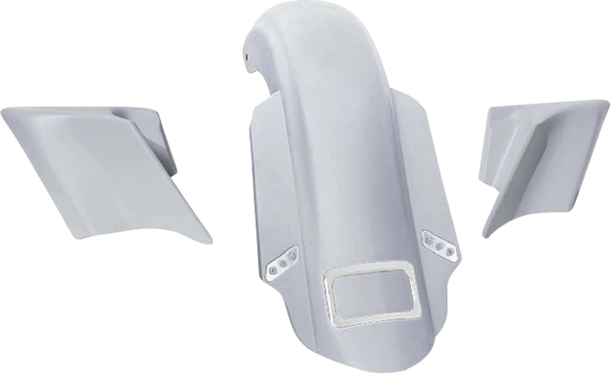 Rear Fender Kit - With Side Covers - Chrome Plate Frame - Thunder Bolts