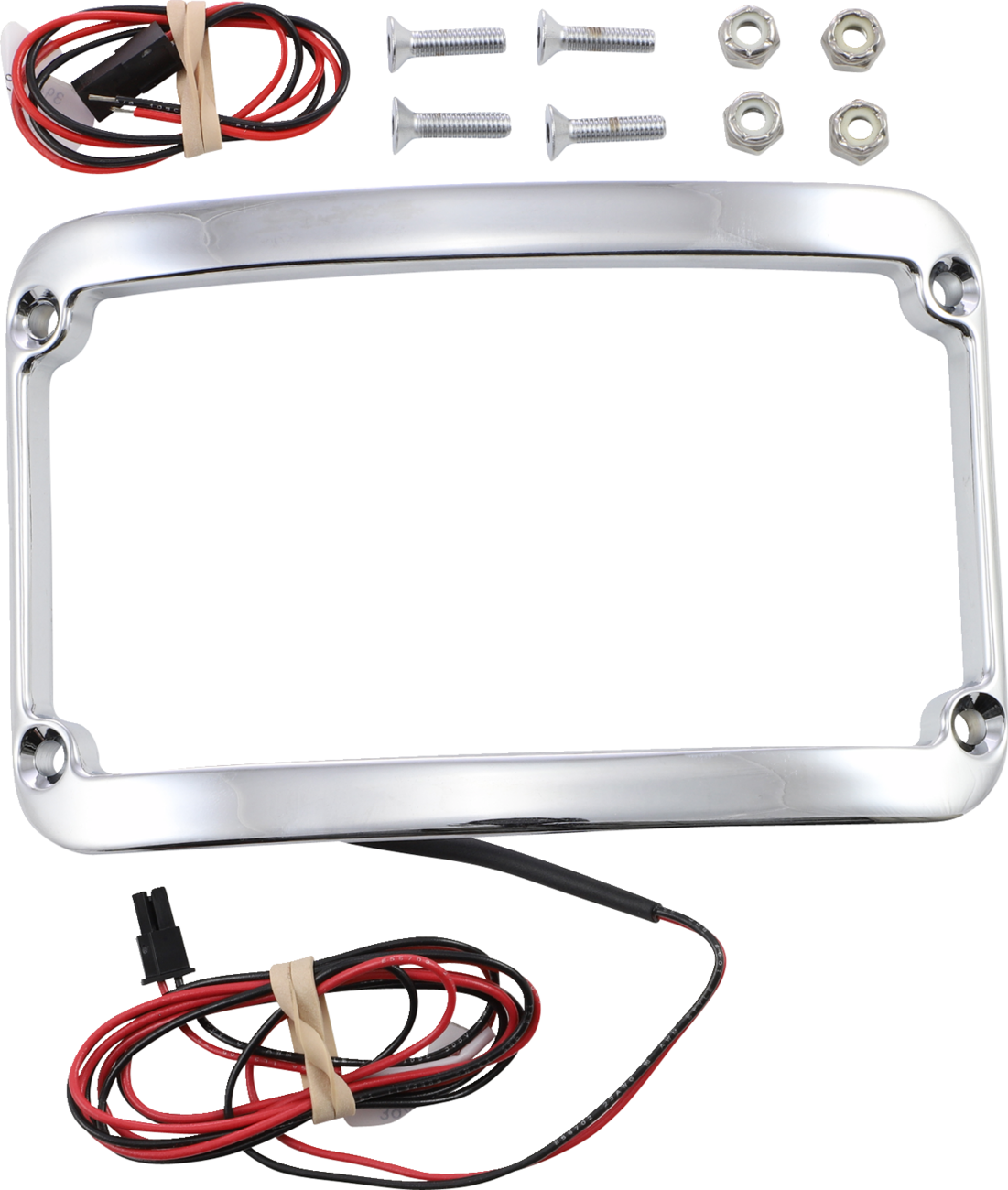 License Plate Frame - Lighted - Chrome