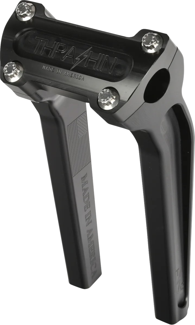 Handlebar Risers - Pull Back - 9-1/2" - Black