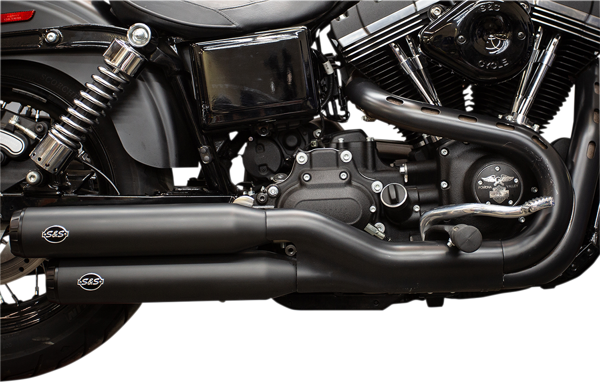 Grand National Slip-On Mufflers - Guardian Black - FXDF