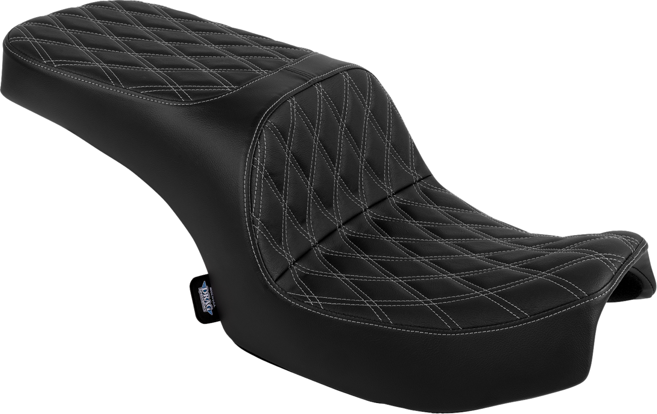 Freedom Seat - Vinyl - Double Diamond Silver Stitch - Challenger '20-'25/Chieftain '25