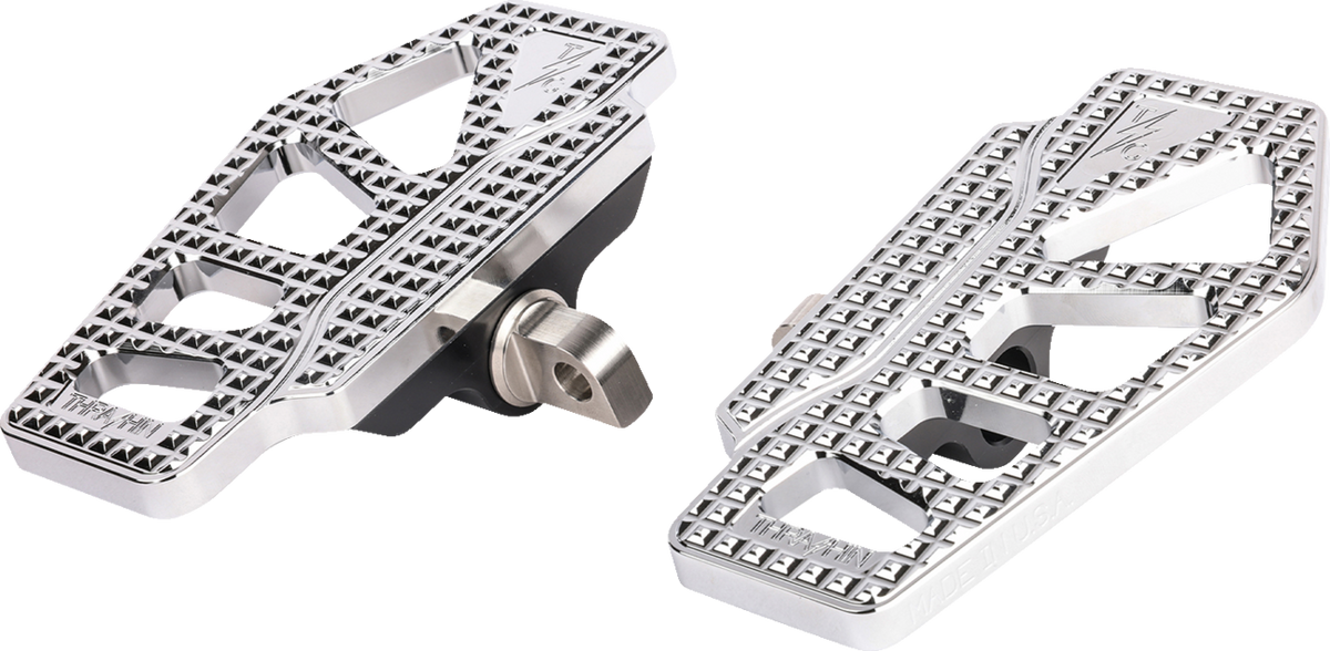 Apex Mini Floorboards - Male Mount - Chrome