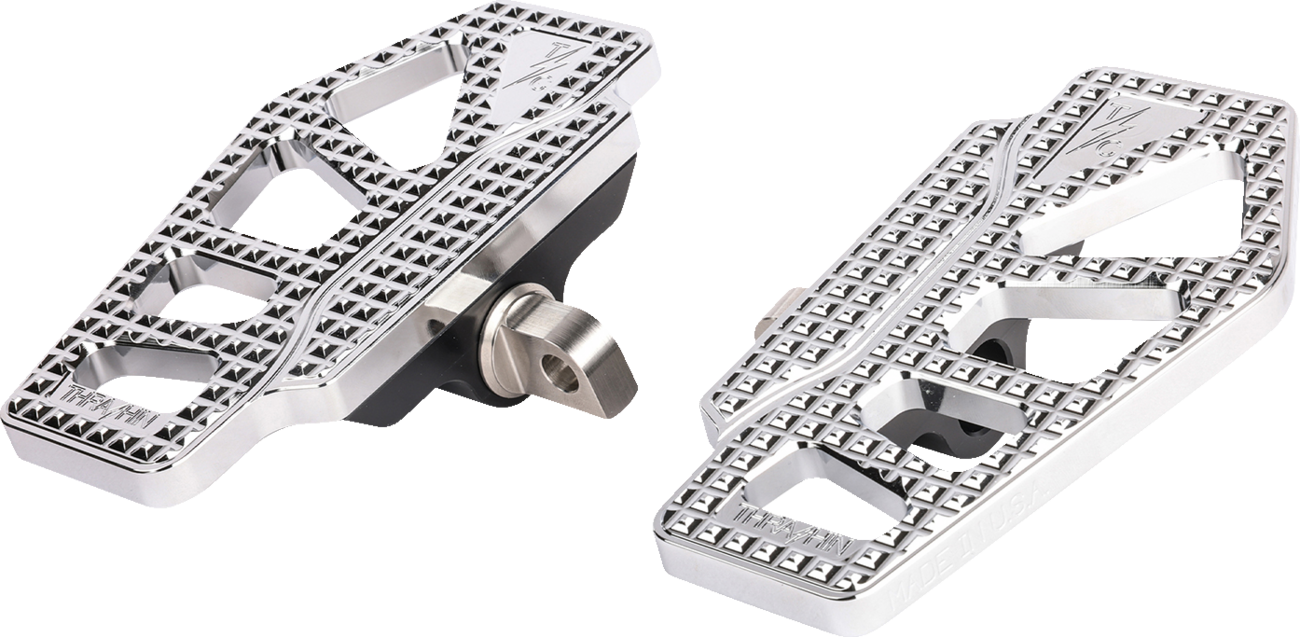 Apex Mini Floorboards - Male Mount - Chrome